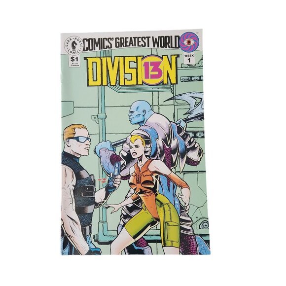 Dark Horse Division 13 Week 1 1993 Comic Book Collector Bagged Boarded - Picture 1 of 2